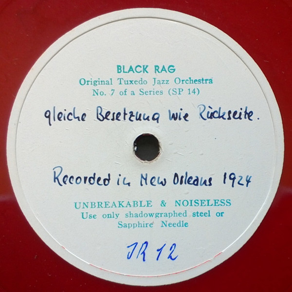 descargar álbum Original Tuxedo Jazz Orchestra - Careless Love Black Rag