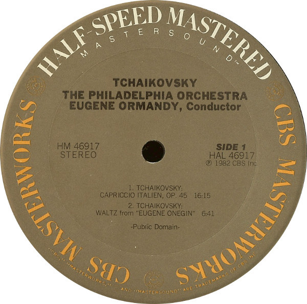 descargar álbum Tchaikovsky RimskyKorsakov Eugene Ormandy The Philadelphia Orchestra - Capriccio Italien Capriccio Espagnol