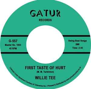Willie Tee - First Taste Of Hurt / I'm Having So Much Fun album cover