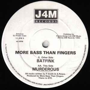 More Bass Than Fingers - Batfink / Murderous album cover