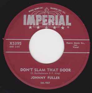 Johnny Fuller - Don't Slam That Door album cover