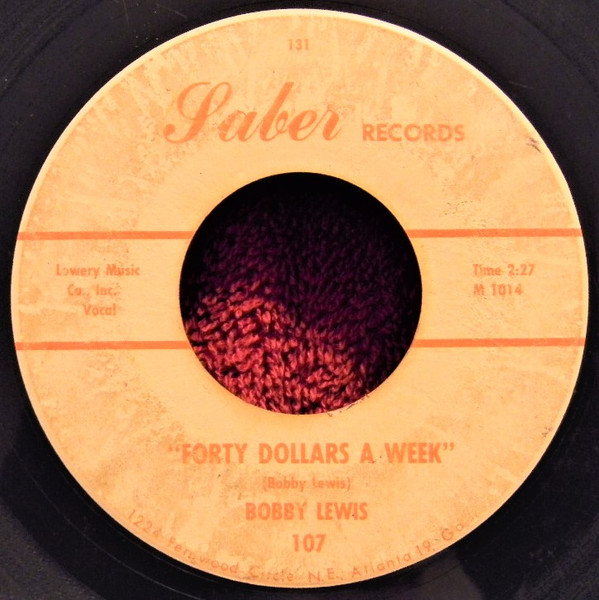 télécharger l'album Bobby Lewis - Forty Dollars A Week