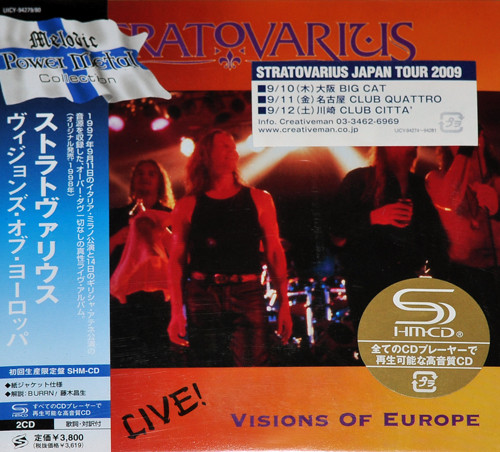 Stratovarius – Visions Of Europe (2009, Mini LP, SHM-CD, CD