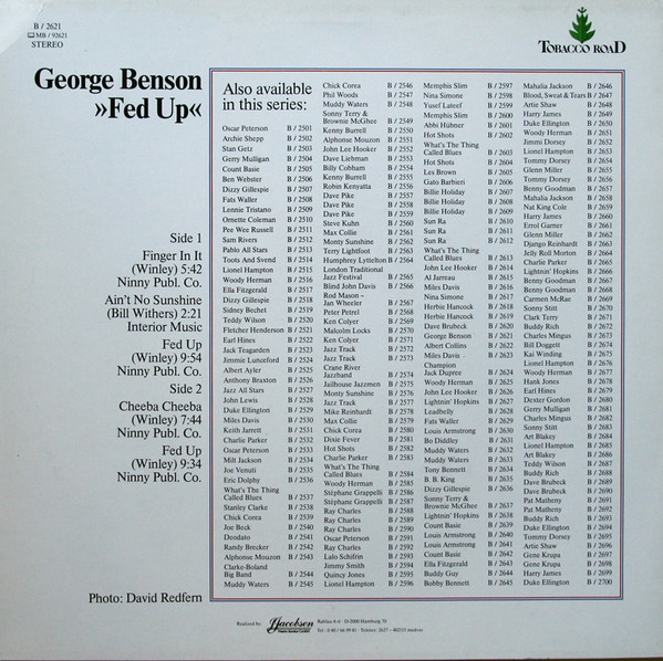 Album herunterladen George Benson - Fed Up