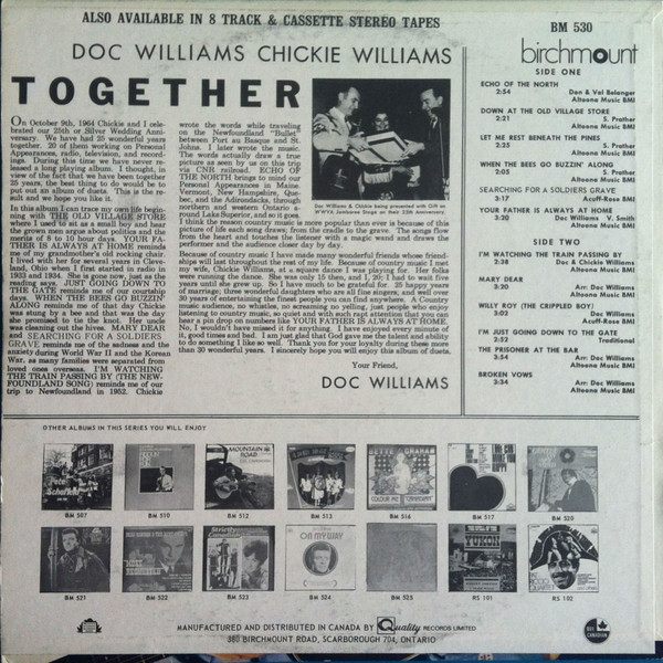 descargar álbum Doc 'N Chickie Williams - Together
