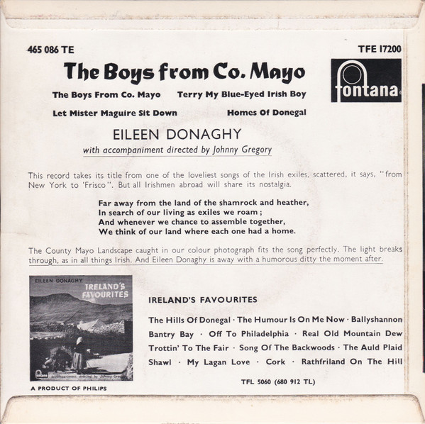 descargar álbum Eileen Donaghy - The Boys From Co Mayo