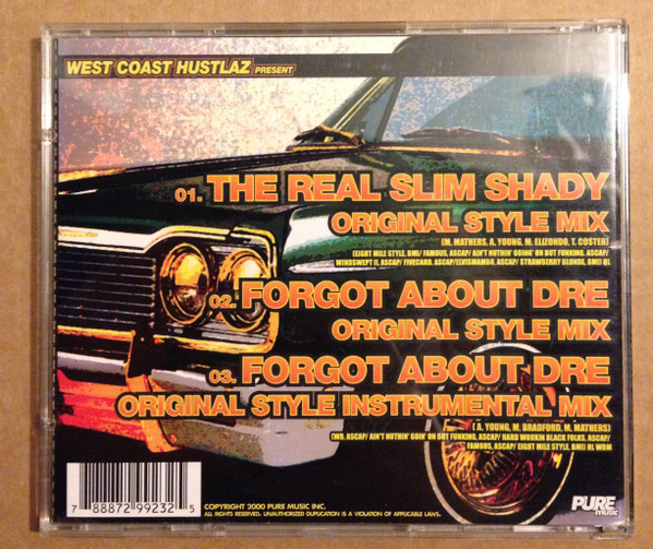 Album herunterladen West Coast Hustlaz - The Real Slim Shady Forgot About Dre
