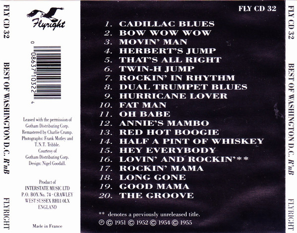 ladda ner album Frank Motley, TNT Tribble - The Best Of Washington DC R n B