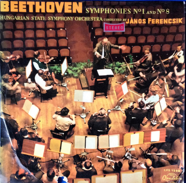 Album herunterladen Beethoven, János Ferencsik, Hungarian State Symphony Orchestra - Symphonies No 1 And No 8