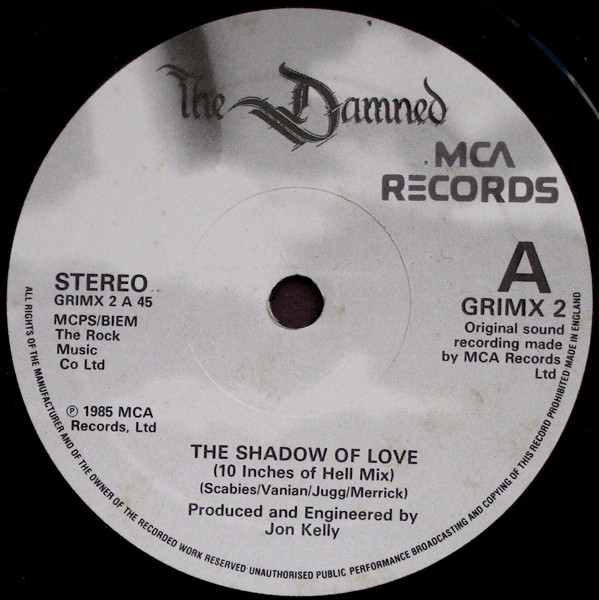 télécharger l'album The Damned - The Shadow Of Love The Ten Inches Of Hell Mix