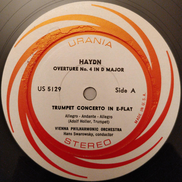 lataa albumi Haydn Hans Swarowsky Hans Jurgen Walther, Vienna Philharmusica Orchestra The Hamburg Chamber Orchestra - Sinfonia Concertante In B Flat Op 84