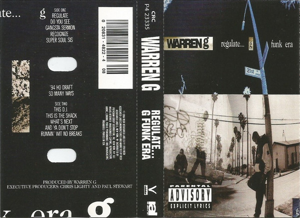 Warren G – Regulate G Funk Era (1994, Cassette) - Discogs