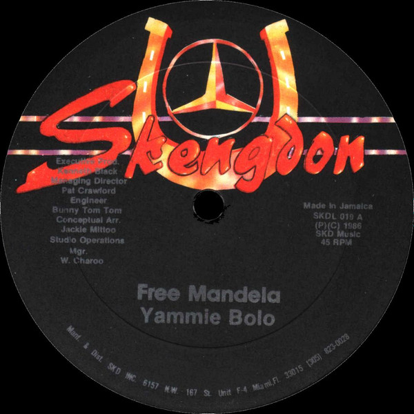 Yami Bolo – Free Mandela (1986, Vinyl) - Discogs