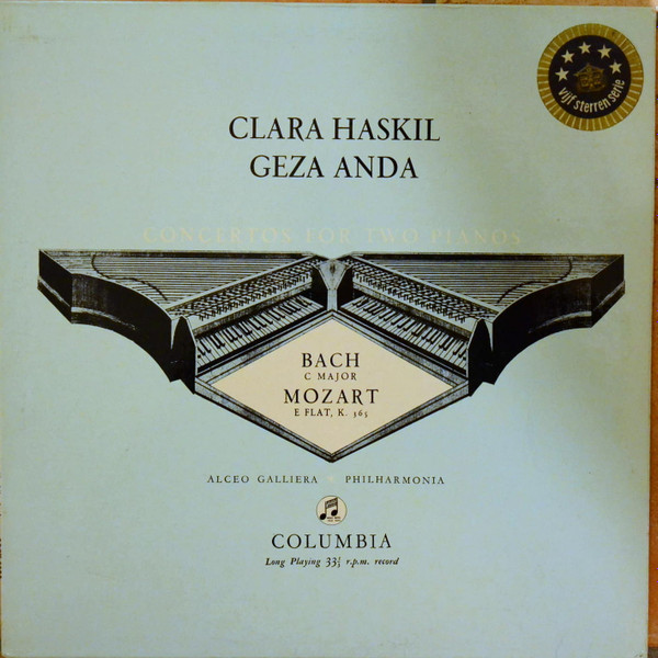 ladda ner album Download Clara Haskil, Géza Anda, Alceo Galliera, Philharmonia Orchestra, Bach, Mozart - Concertos For Two Pianos album
