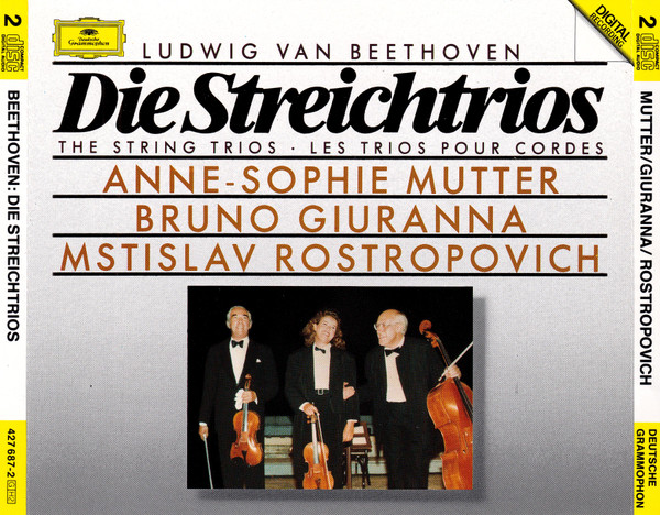 Beethoven：Die Streichtrios　/　 Anne-Sophie Mutter（アンネ＝ゾフィー・ムター）, Bruno Giuranna, Mstislav Rostropovich　/　CD