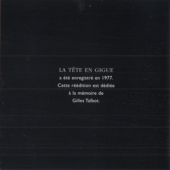 Jim Corcoran - Bertrand Gosselin - La Tête En Gigue | Audiogram (ADCD-10124) - 4