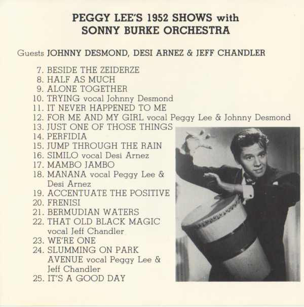 baixar álbum Peggy Lee - Live 1947 1952