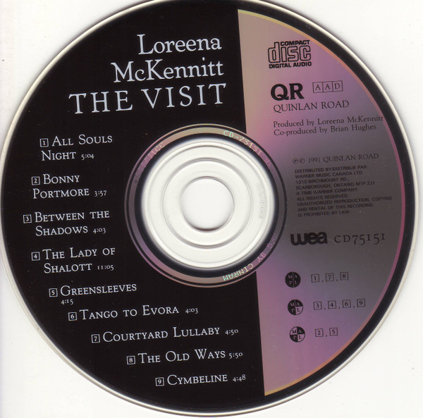 Loreena McKennitt - The Visit | Quinlan Road (CD75151) - 2