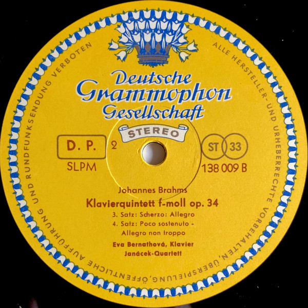 Album herunterladen Johannes Brahms Eva Bernáthová Janáček Quartet - Klavierquintett F moll Op 34