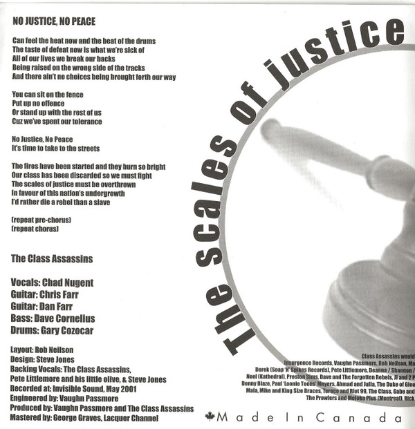 last ned album The Class Assassins - No Justice