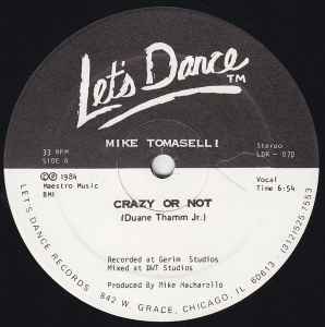 Mike Tomaselli - Crazy Or Not album cover