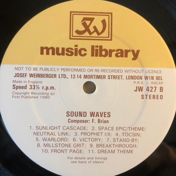 last ned album F Brian - Sound Waves