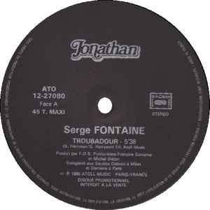 Serge Fontaine - Troubadour album cover