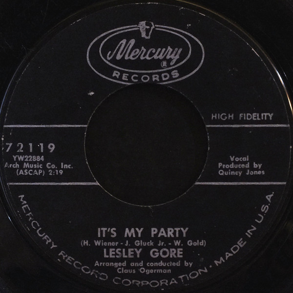 Lesley Gore – It's My Party (1963, Vinyl) - Discogs