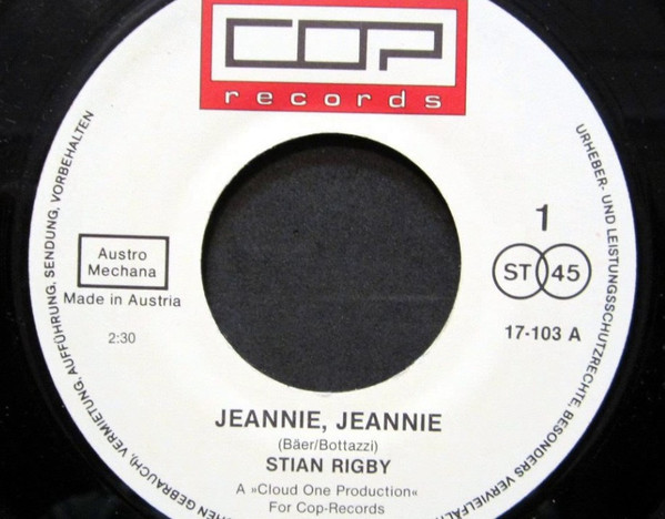 descargar álbum Stian Rigby - Jeannie Jeannie