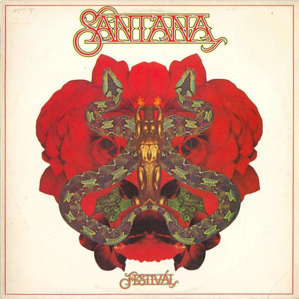 Обложка конверта виниловой пластинки Santana - Festivál