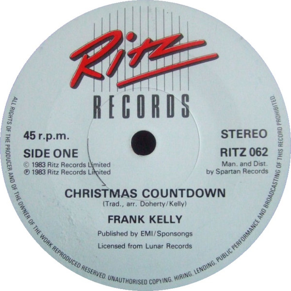 Frank Kelly - Christmas Countdown / Yuletide Moonshine | Ritz Records (RITZ 062) - main