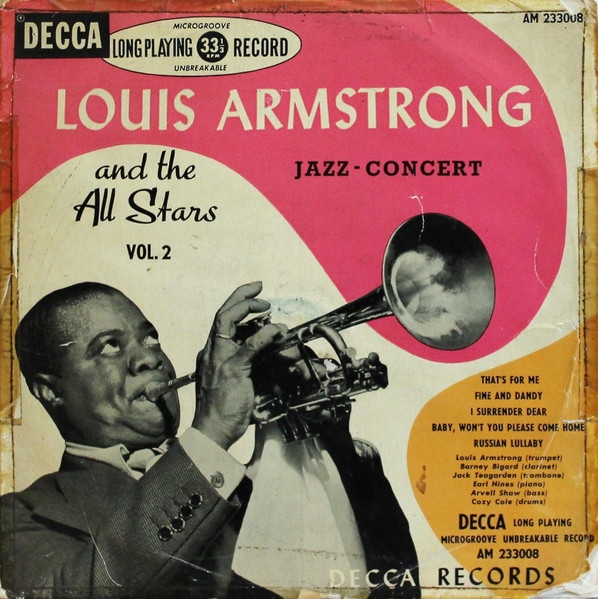 Louis Armstrong And The All Stars - Jazz Concert Vol. 2 | Releases 