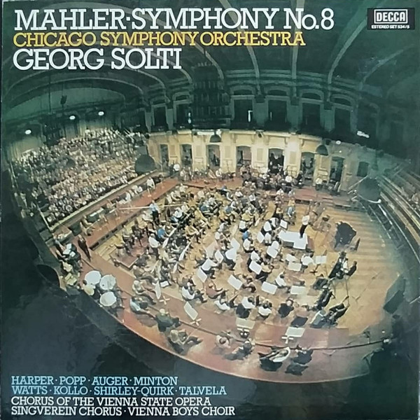 Symphony 8 by G. Mahler， (CD 1991). 海外 即決-