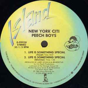 Life Is Something Special - New York Citi Peech Boys