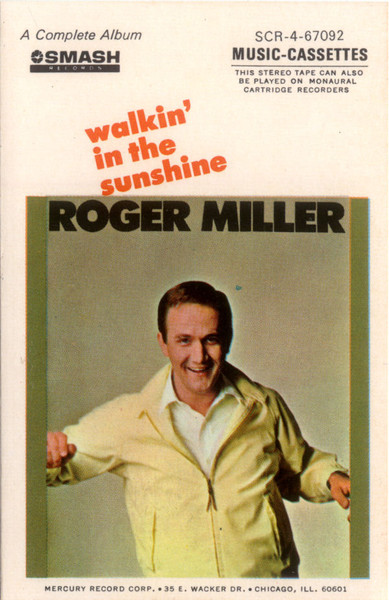 Walking In The Sunshine Sheet Music, Roger Miller