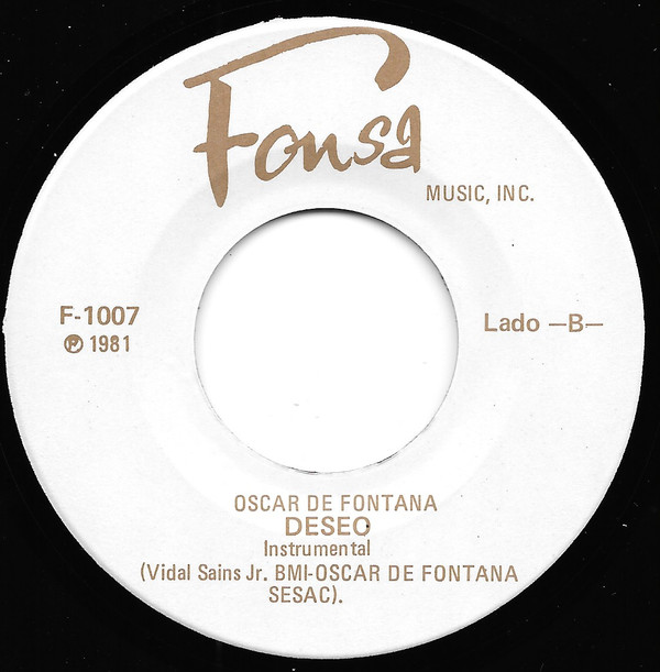 télécharger l'album Oscar de Fontana - Deseo