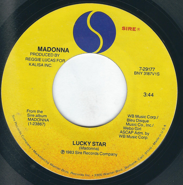 Madonna – Lucky Star (1983, Vinyl) - Discogs