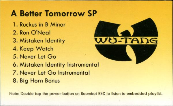 baixar álbum WuTang Clan - A Better Tomorrow SP