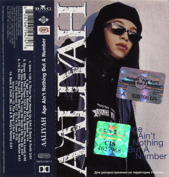 Aaliyah – Age Ain't Nothing But A Number (2002, Cassette) - Discogs