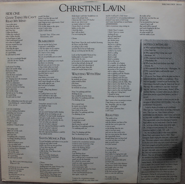 last ned album Christine Lavin - Good Thing He Cant Read My Mind