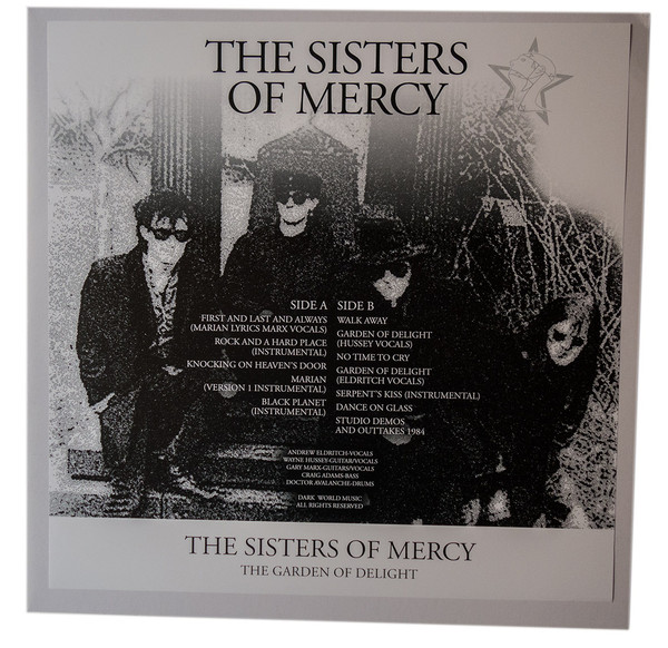 The Sisters Of Mercy The Garden Of Delight 2016 White 4th