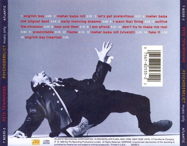 télécharger l'album Pete Townshend - Psychoderelict Music Only