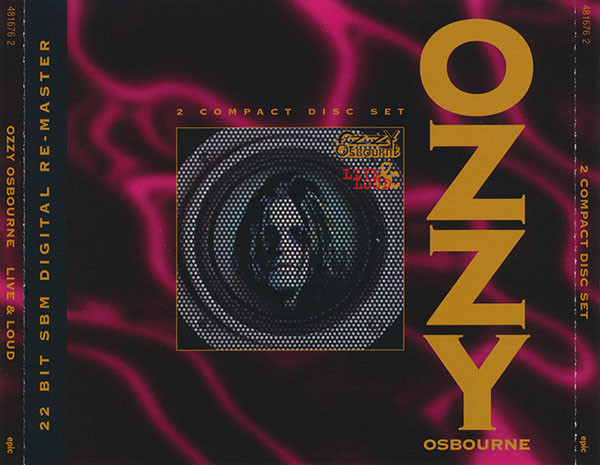 Ozzy Osbourne – Live & Loud (1995, Fat Box, CD) - Discogs