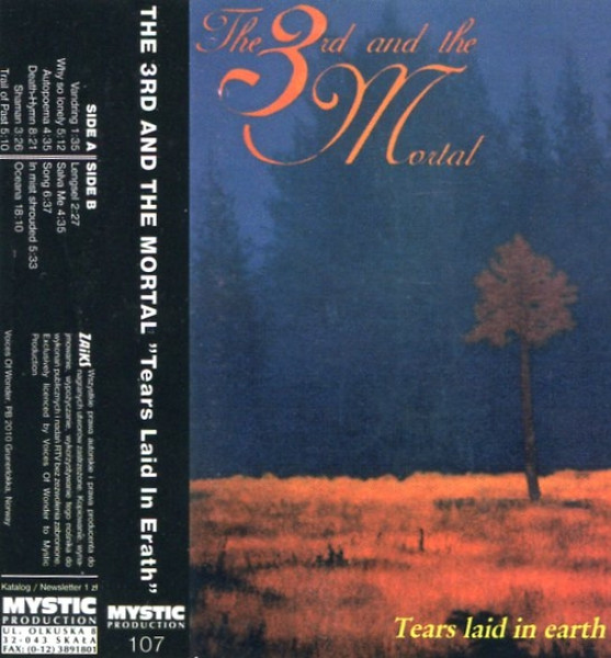 The 3rd And The Mortal – Tears Laid In Earth (1997, Cassette