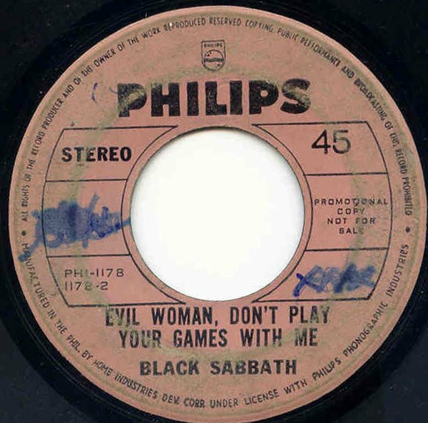 ブラック・サバス = Black Sabbath – イーブル・ウーマン = Evil Woman 