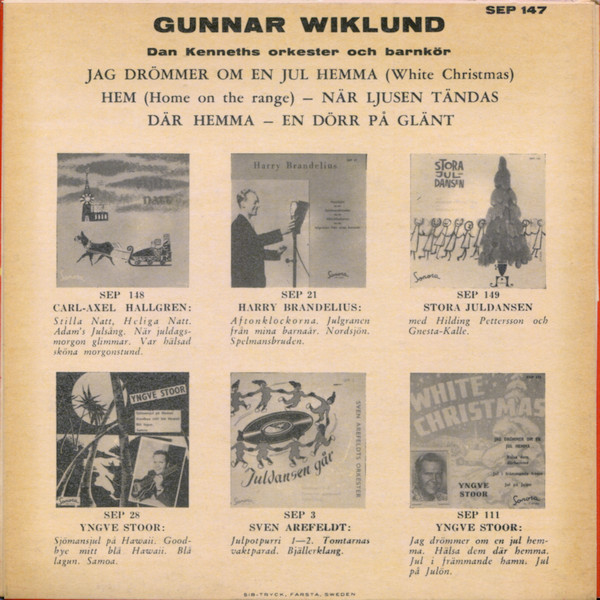 last ned album Gunnar Wiklund - God Jul Önskar Gunnar Wiklund