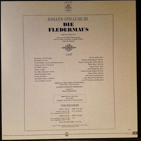 last ned album Willi Boskovsky, Johann Strauss, Jr - Die Fledermaus