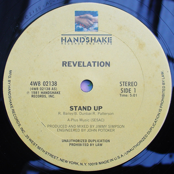 Revelation – Stand Up (1981, Vinyl) - Discogs