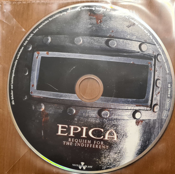 EPICA - Requiem for the indifferent TRANSPARENT RED VINYL - 2LP