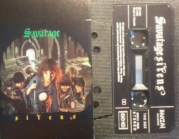 Savatage – Sirens (1985, Cassette) - Discogs